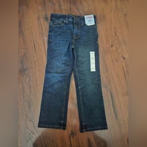 NWT Cat & Jack Jeans Straight Leg Adjustable Waist Size 6